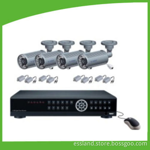 CCTV Digital Network Cameras Surveillance Kit with One Digital Video Recorder and 8 Cameras